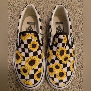 Custom sunflower vans